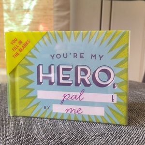 Fill in the blank Hero book gift